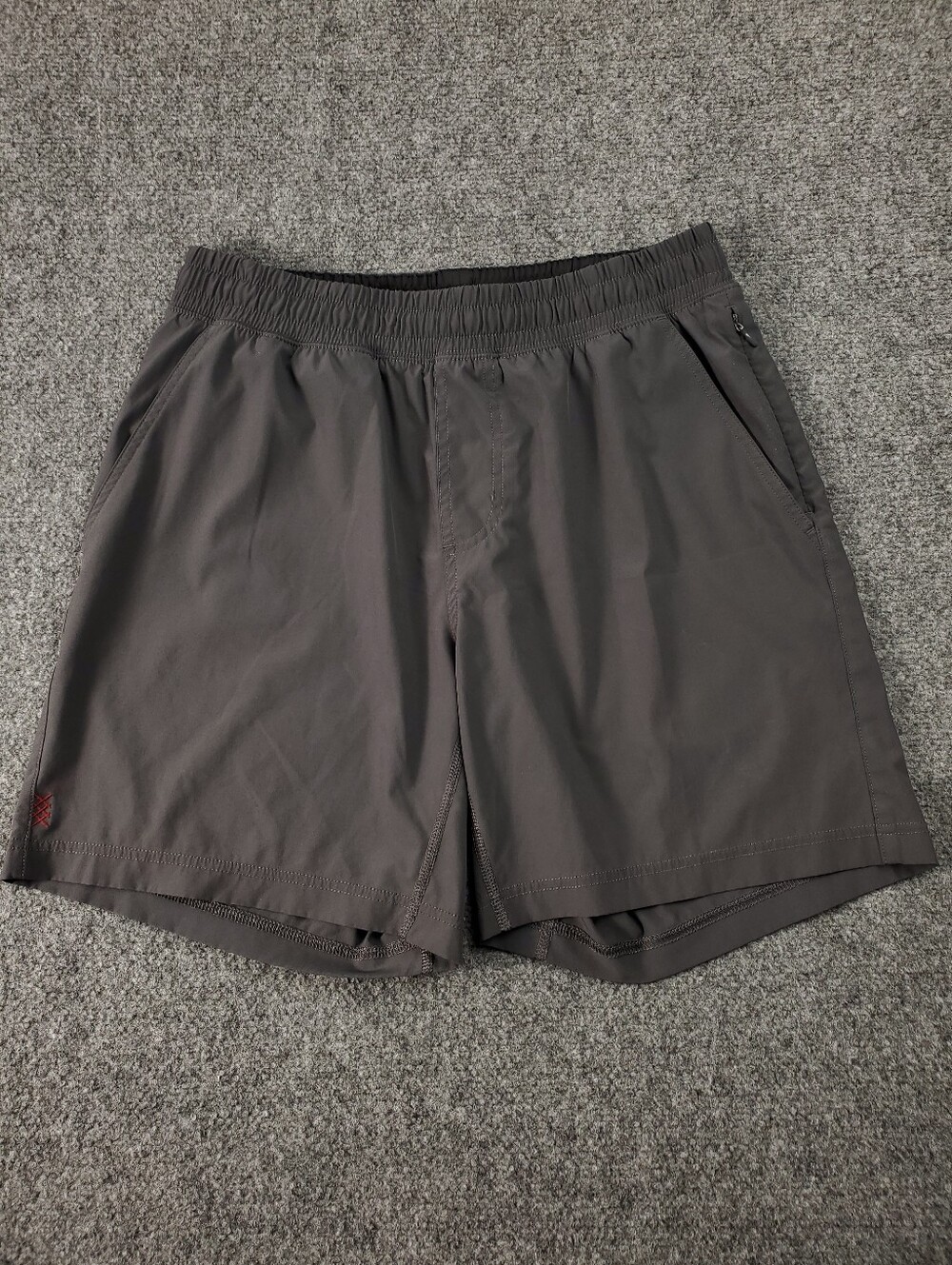 Rhone Mako 7” Shorts Mens Medium Unlined Gym Workout Athletic Linerless Gray